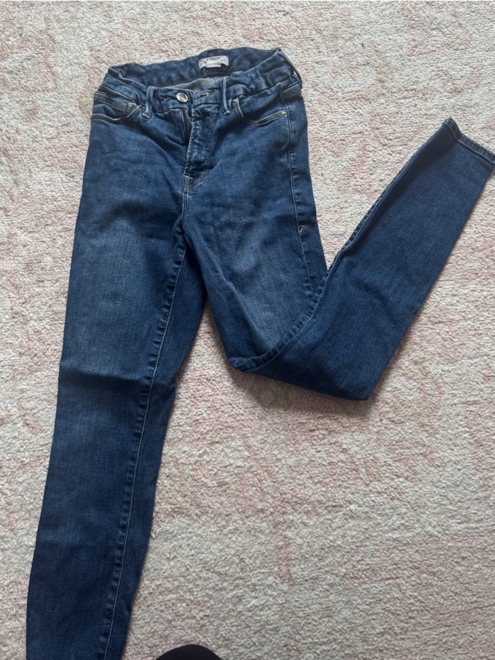Good American Dark Blue Skinny Jeans